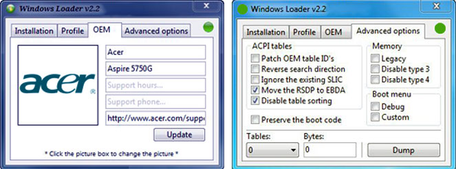 windows 7 loader oem activation brander